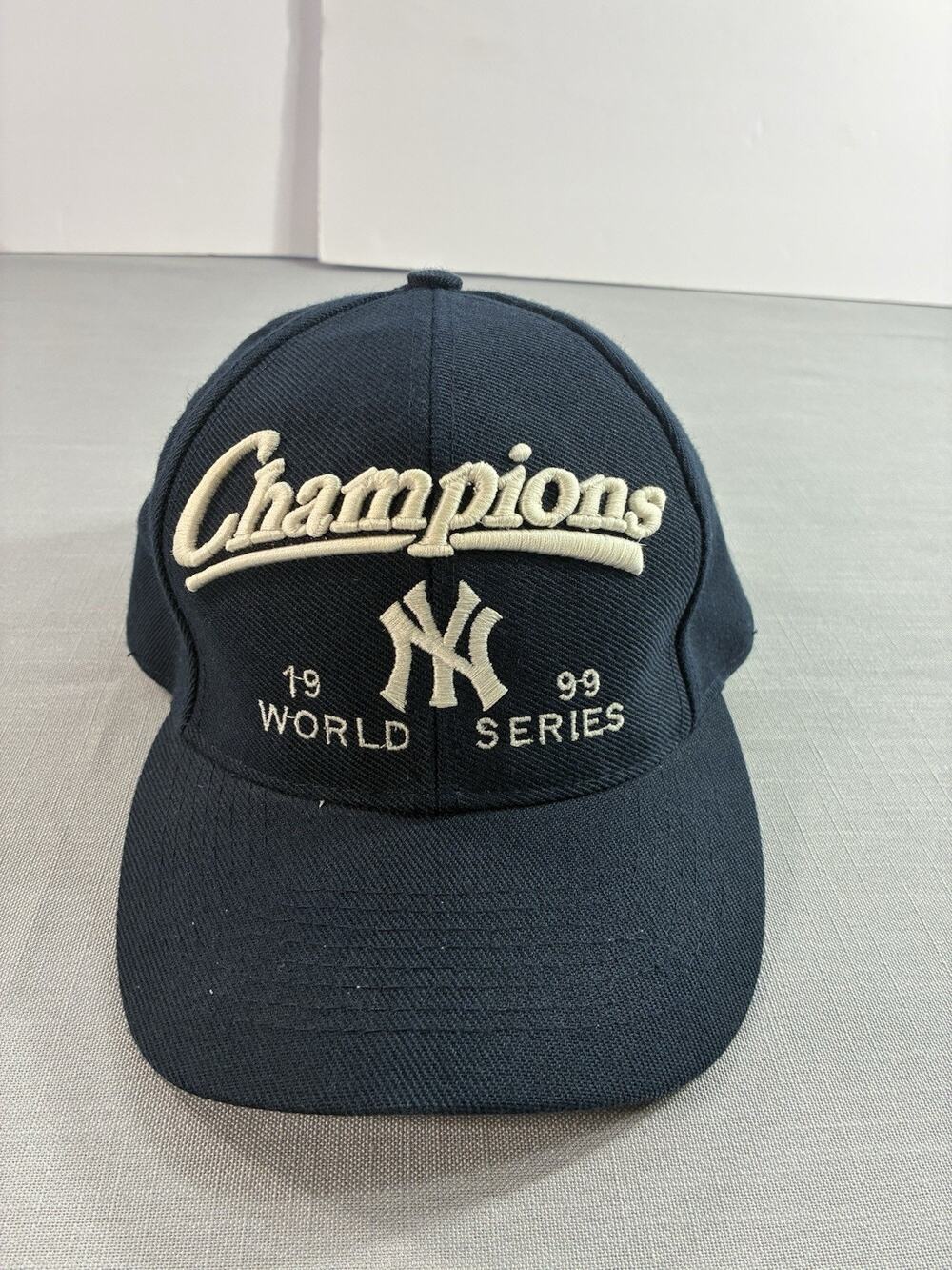 Vintage New York Yankees 1999 World Series Champions Adjustable Hat Cap MLB